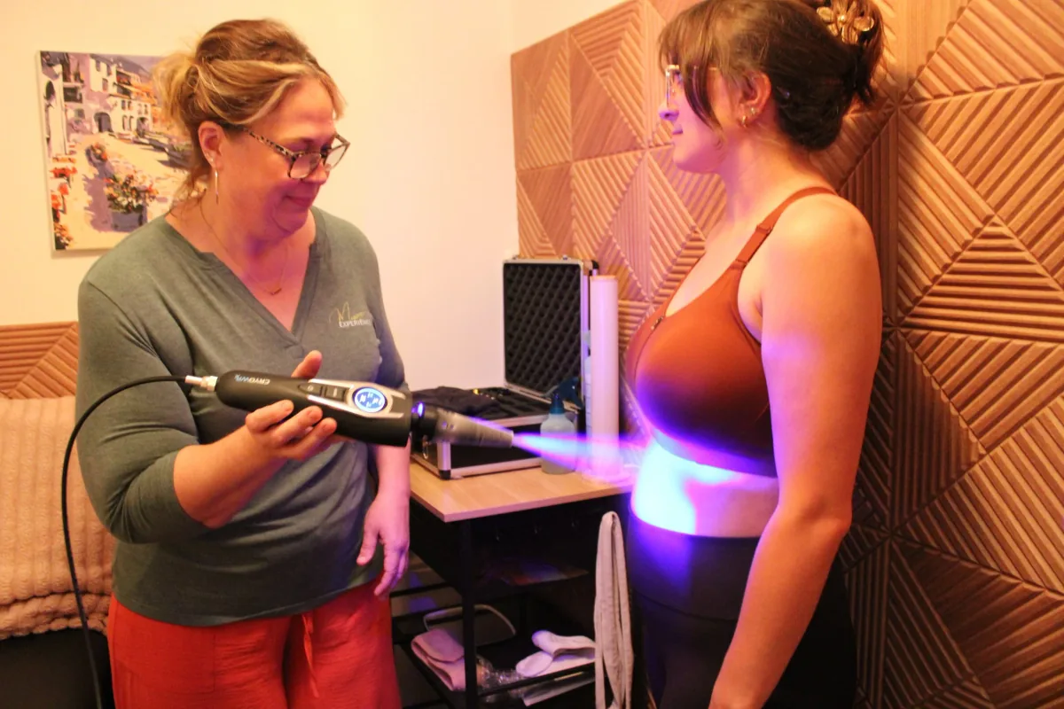 Cryotherapy treatment at Massage Experience